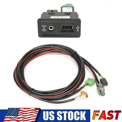 For VW Golf 7 GTR MIB2 Radio CarPlay MDI USB AUX AMI Switch Plug Set 5G0035222E