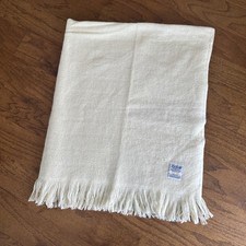 Faribo Faribault Woolen Mill 50x60 Wool Acrylic Throw Blanket Excellent
