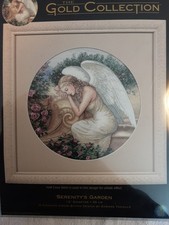 Dimensions Gold Collection SERENITY  S GARDEN Counted Cross Stitch 35089 Angel