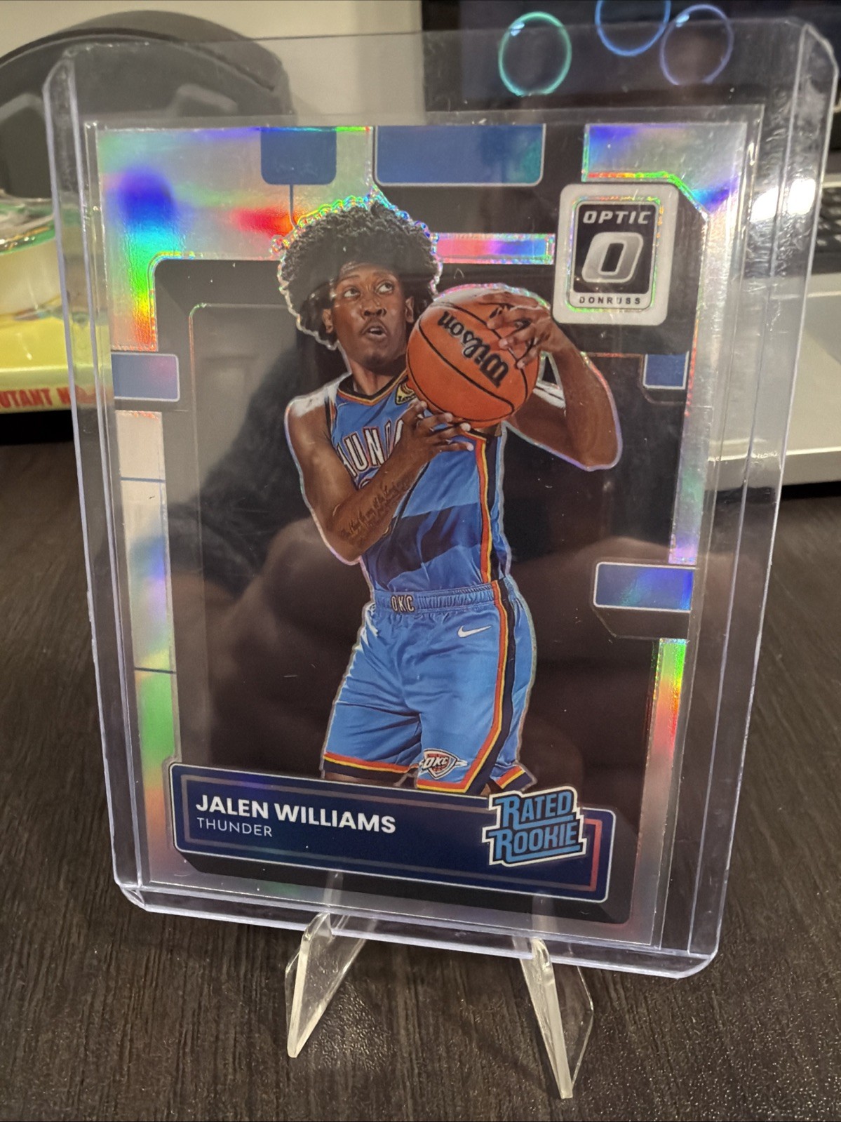 2022-23 Panini Donruss Optic Rated Rookie Jalen Williams #235 Holo Prizm (RC)