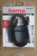 Hama CAT 5e Netzwerkkabel 1 m Schwarz RJ45 be...