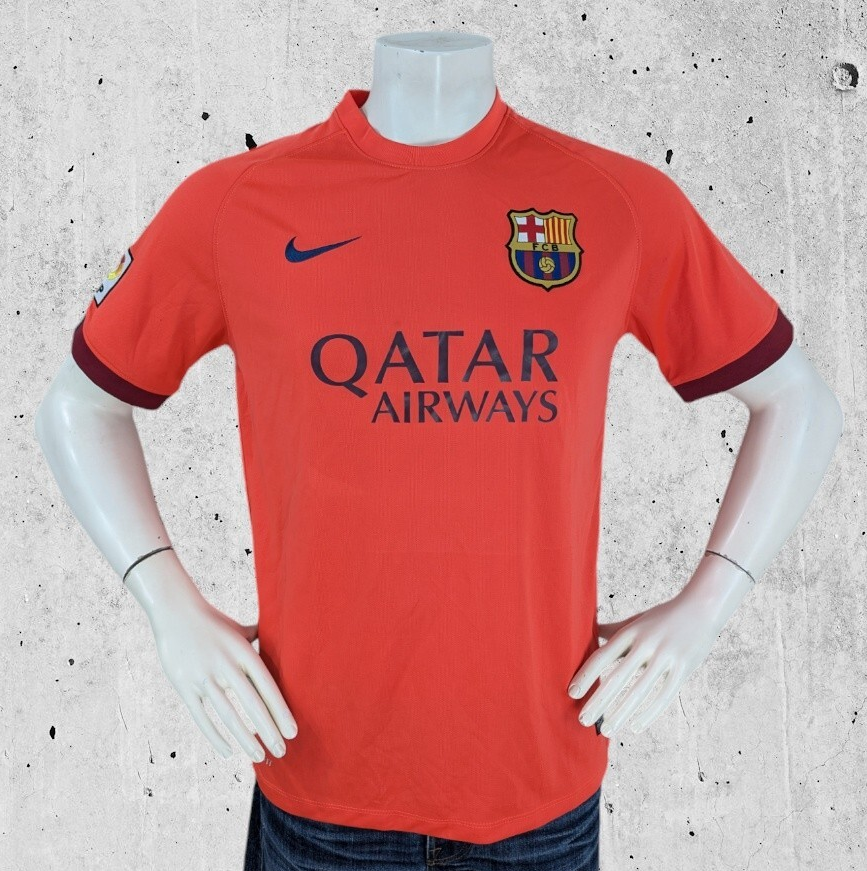 NIKE FC Barcelona Away Stadium Qatar Airways Large Soccer Football