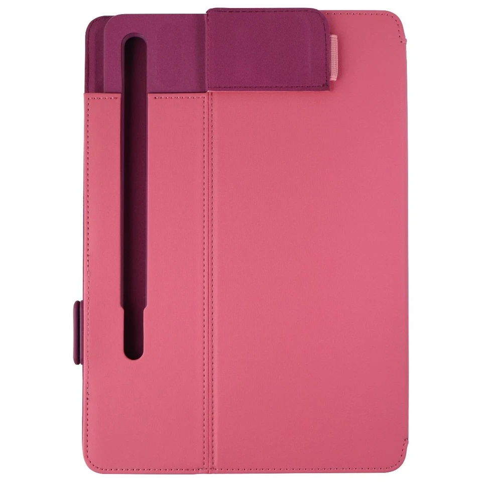 Funda tipo folio Speck Balance Series para Samsung Galaxy Tab S7 - Rosa real/borgoña Foto 2 de 3