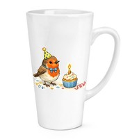 Geburtstag Robin 483Ml Groß Latte Becher Tasse Vogel Liebe Mama Ehefrau Ehemann