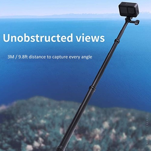 At1179 6 Abschnitte Langer Selfie-Stick Hand-Selfie-Stange Für Action-Kame CHP - Zdjęcie 12 z 23
