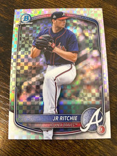 JR Ritchie - 2025 Bowman Draft Chrome - X-Fractor - Prospect/Rookie - Braves