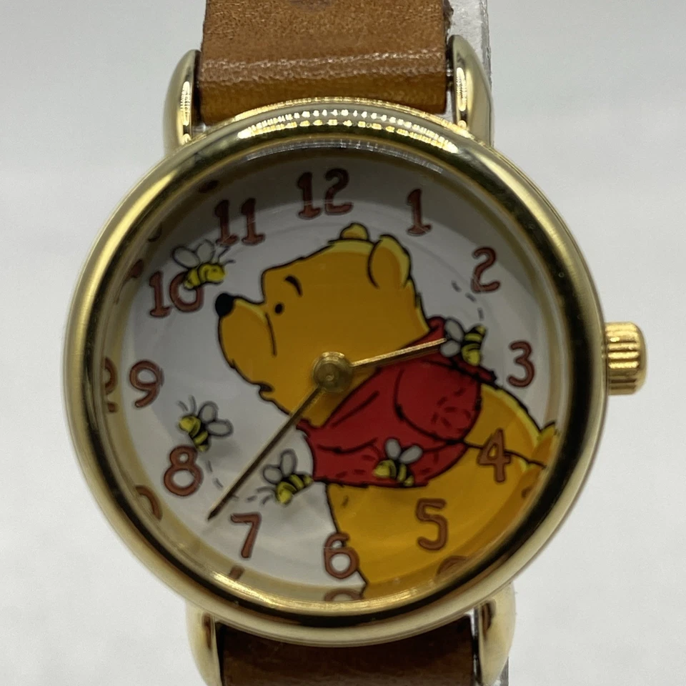 Reloj de vestir TIMEX Disney Watch Winnie The Pooh clásico mínimo raro Foto 2 de 4