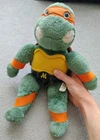 Vintage 1989 TMNT Michelangelo Plush Toy Playmates–Teenage Mutant Ninja Turtles