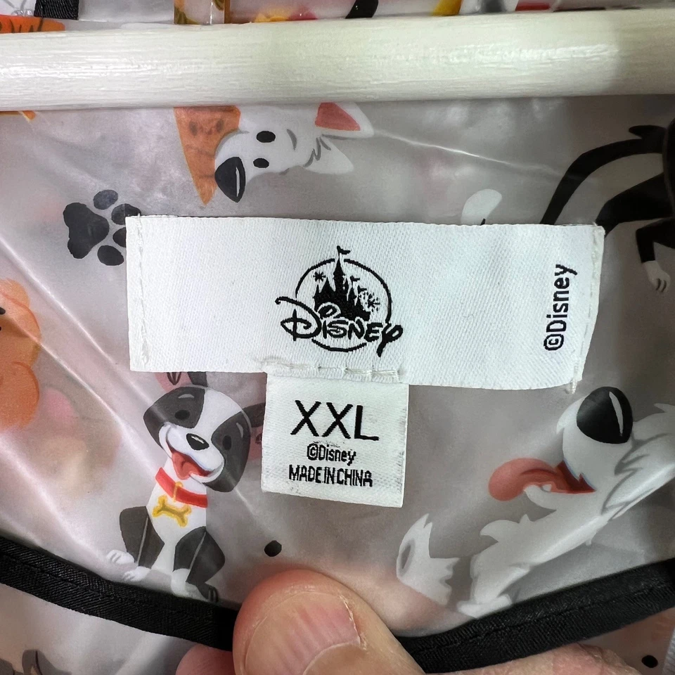 DISNEY Parks Reigning Cats and Dogs Raincoat XXL EUC - Image 4 of 4