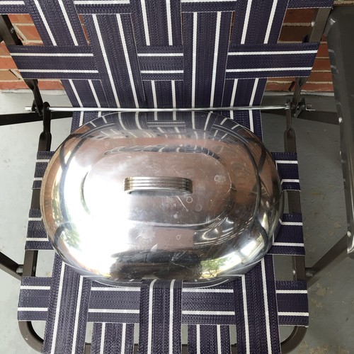 Padella girarrosto ovale Magnalite Wagner Ware SOLO COPERCHIO pezzo di ricambio 16” x 11 5/8”