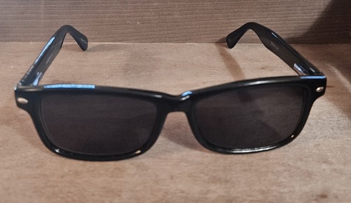 Modern BUZZ BLACK 54-16-145 Plastic Full Rim Sunglasses *preowned*