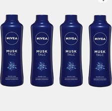 NIVEA Musk Mild Fragrance Talc Original 4 pc x 25gm 100 gm