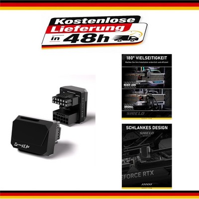 EZDIY-FAB PCIe 5.1 Adapter 600W 12VHPWR GPU Plug für RTX 3090Ti/4070Ti/4080