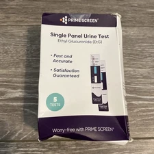 NEW Box of 5 Prime Screen EtG Alcohol Urine Tests Single Panel, Exp 10/08/26