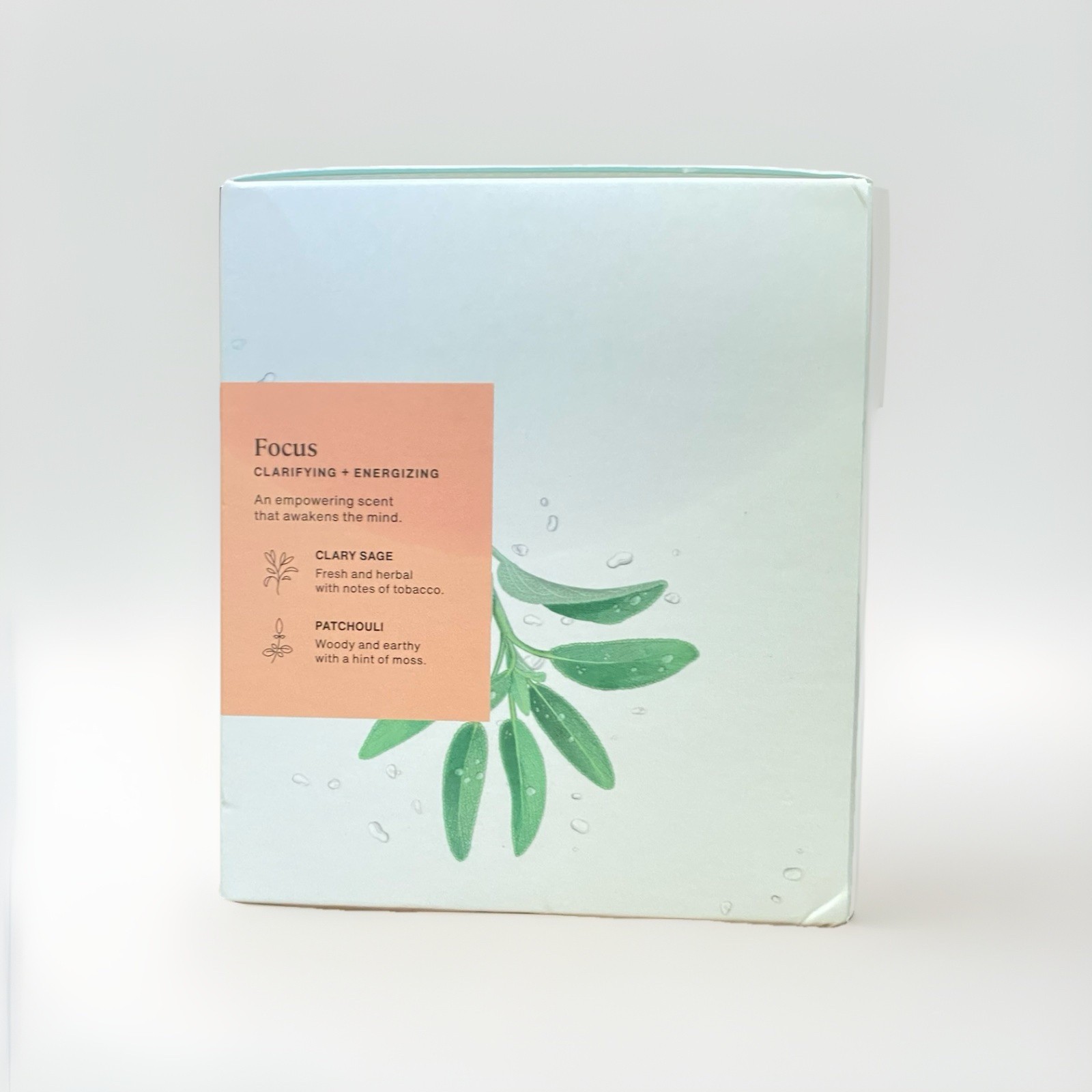 Sprig by Kohler Focus Aromatherapy Candle with Sage & Patchouli - 8 oz NEW