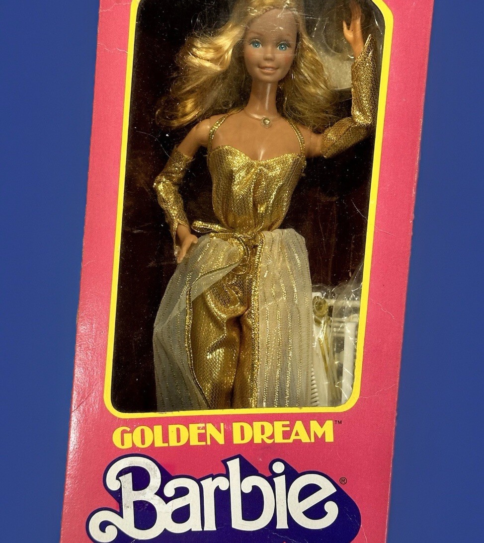 Golden Dream Barbie 1980 Vintage #1874 Mattel Taiwan ~ Mint In Box