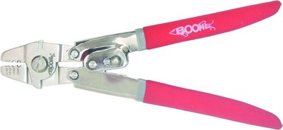 Boone 06001 Deluxe Crimping Tool SS Red Handles, 10''