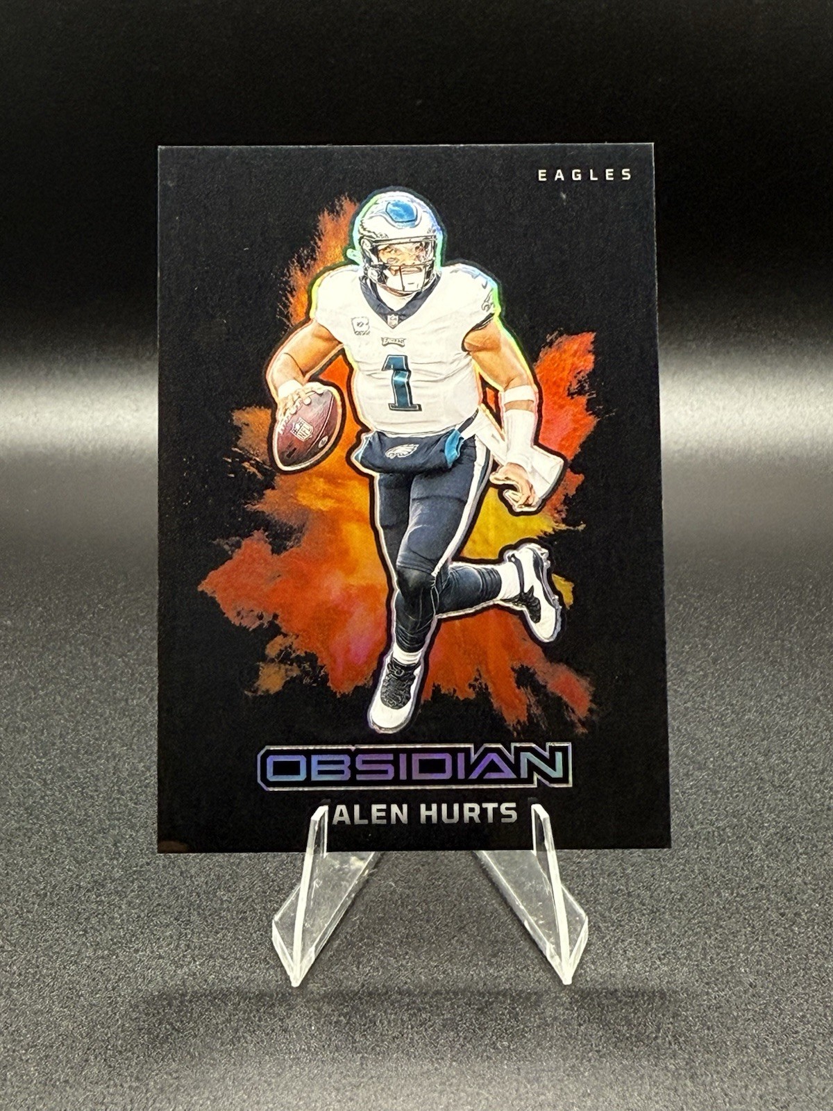 2024 Panini Obsidian - Black Color Blast Jalen Hurts #16 Eagles ✅✅