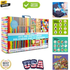 Arts and Craft Kit – A DIY 3.8 Pounds of Hobby Craft Supplies & Materials Box...