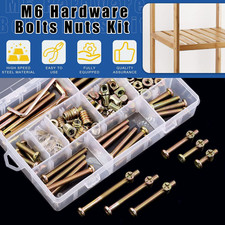 138Pcs M6 Baby Bed Crib Screws Hardware Replacement Kit Hex Socket Cap Screws wi
