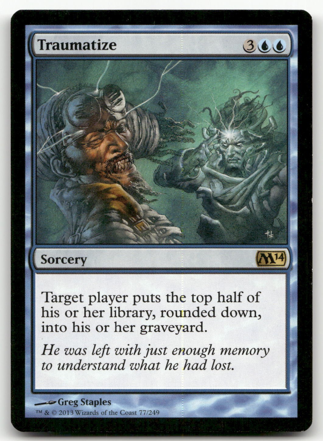 Traumatize #77 (LP) Magic 2014 M14 Magic MTG