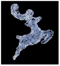 56cm LED Acrylic Christmas Reindeer - PREMIER