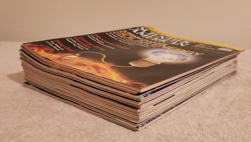 Scientific American Magazine 2008 Complete Year Lot Of 12 - GOOD Condition