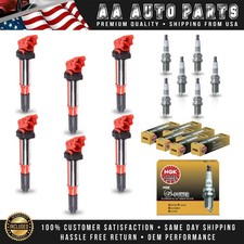 6 Energy Ignition Coil 6 Ngk Platinum Spark Plug For Bmw 325i 325xi 330ci X5
