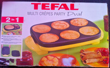 TEFAL Multi Crêpes Party Dual – Crêpière Électrique 2-en-1