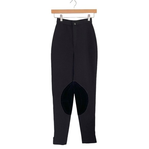 Anna Sui, Anna Sui Vintage 90s High Waist Breeches Equestrian Riding Trouser Pant Black