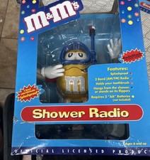 M & Ms Yellow Character Shower Radio Candy & ...