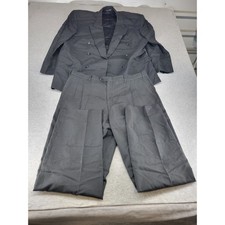 Kilburne and Finch Mens Charcoal Pinstripe Double Breasted 2-Piece Suit Moldova