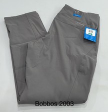 Columbia Women's Fleece Lined Active Fit Straight Leg Pants, City Grey, Size XL