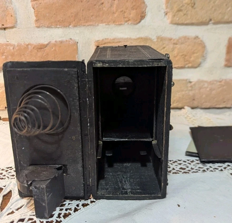 Appareil photo ancien vintage "Détective " A Plaque Fin XIX Ème - Photo 3/4