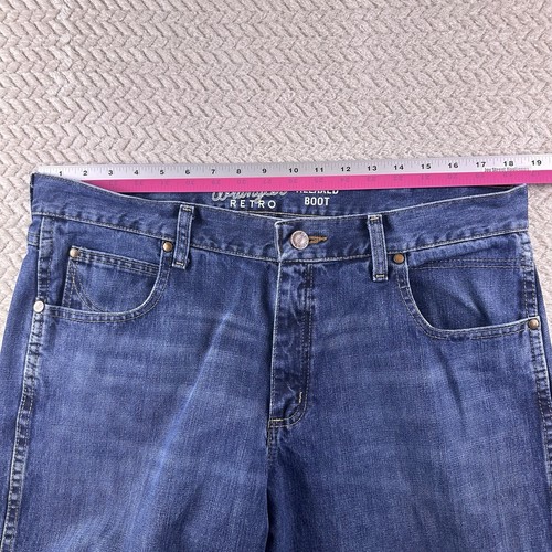 Wrangler Retro Men’s 36x36 Relaxed Boot Jeans Denim Pants Cowboy Western - Picture 8 of 15
