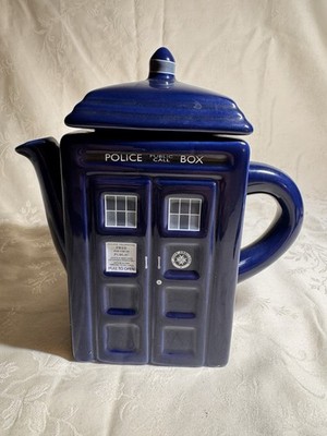 Zeon Doctor Who Ceramic TARDIS Teapot DR182(I) Blue 2012