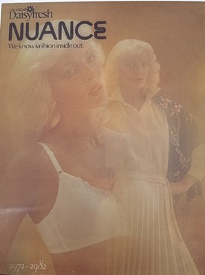 Rare Vtg Vari Vue CREATIONS BY DAISYFRESH NUANCE WE KNOW FASHION 2 PHASE SIGN