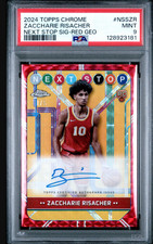 2024 Topps Chrome Zaccharie Risacher Next Stop Signature Geometric Atlanta Hawks