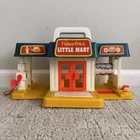 Vintage 1986 Fisher Price Little People Little Mart #2580 Playset Only RARE VGC
