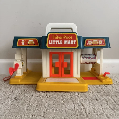 Vintage 1986 Fisher Price Little People Little Mart #2580 Playset Only RARE VGC