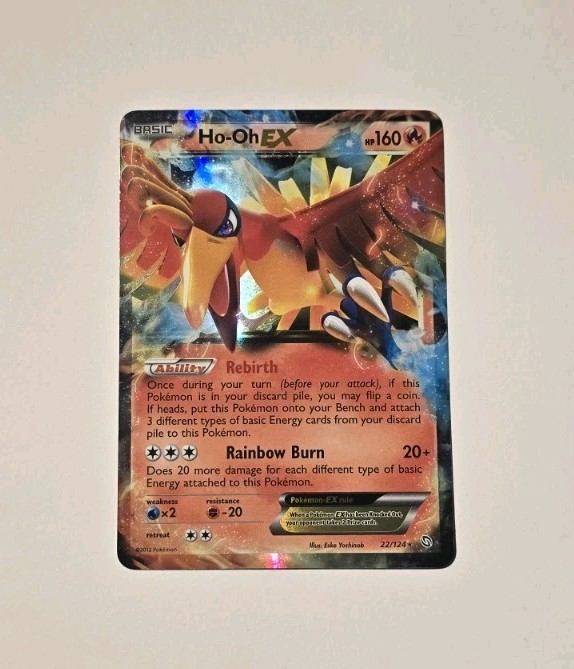 Ho-Oh EX 22/124 Rare EX Dragons Exalted Holo Pokemon NM