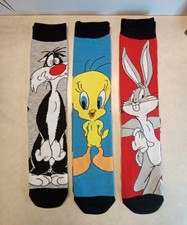 New Looney Tunes Sylvester,Tweety, Bugs Bunny Socks