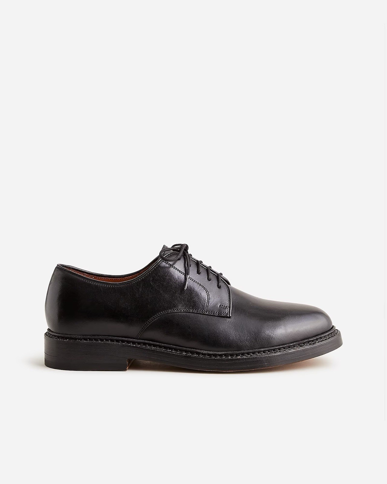 SAOLA Scarpe eleganti J.Crew $248 nere Ludlow Derby in pelle con suola in pelle taglia 11 5