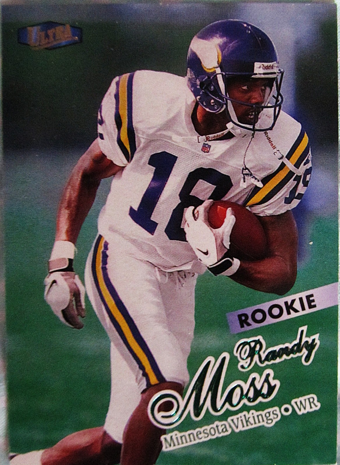 RANDY MOSS ULTRA FLEER 1998 ROOKIE CARD # 406