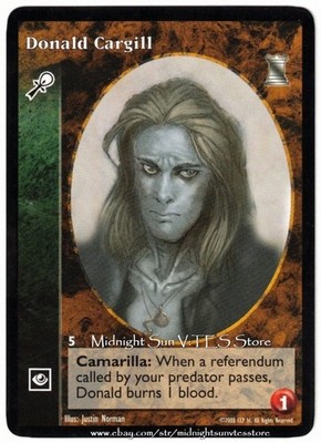 Donald Cargill Caitiff Keepers of Tradition V:TES VTES Vampire CCG
