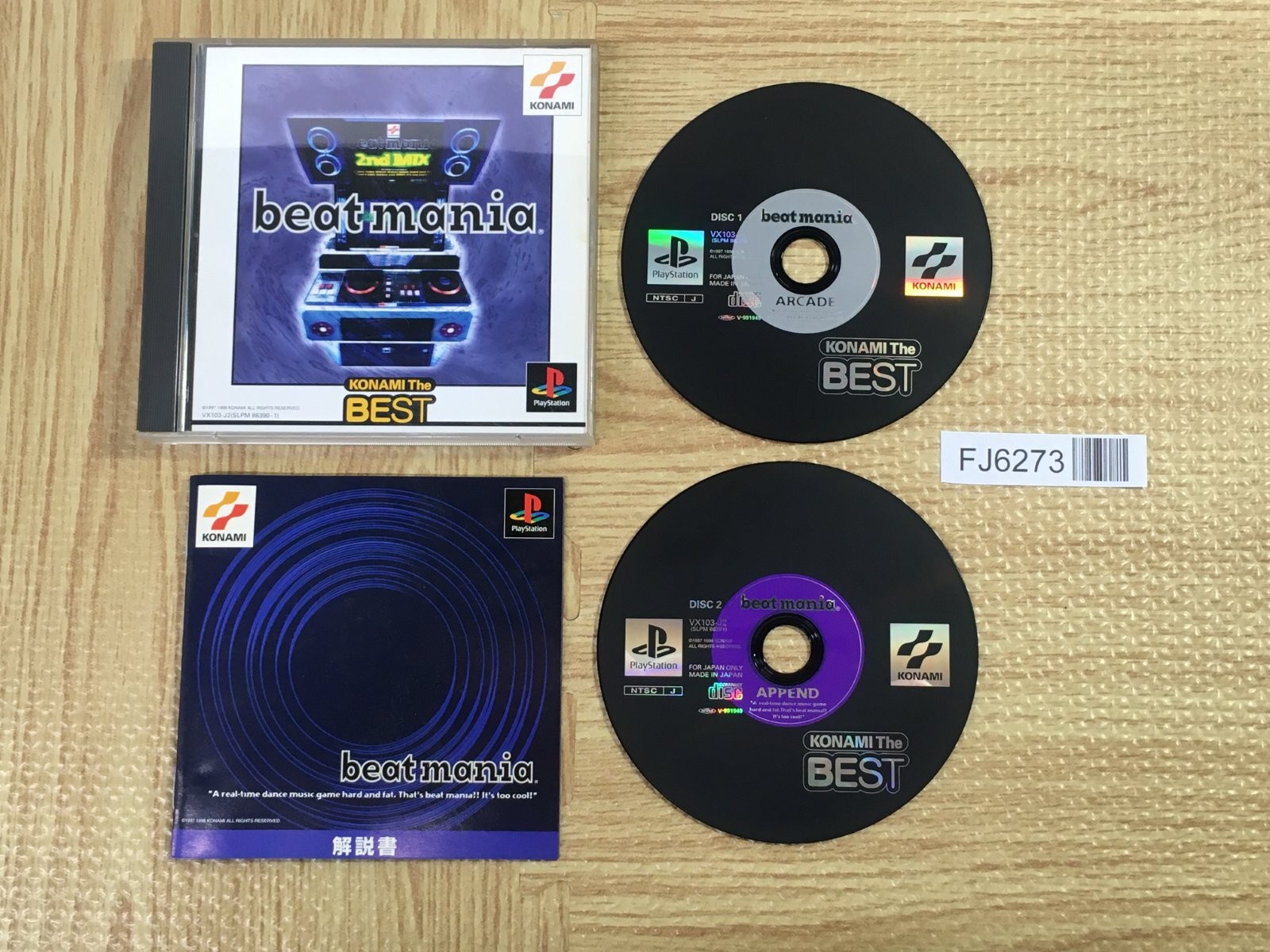Beatmania Arcade 2nd Mix Append Yebisu Mix Best SONY PS1 Japan - FJ6273