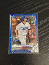 2021 Bowman Chrome Sapphire Prospect Jake Vogel 1st Bowman #BCP-59 Dodgers