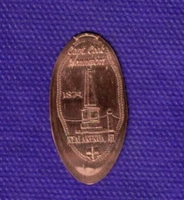 HAWAII CAPTAIN COOK MONUMENT Elongated Pressed Copper Penny