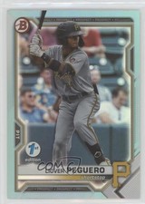 2021 Bowman Draft 1st Edition Sky Blue Foil Liover Peguero #BD-185 fm0