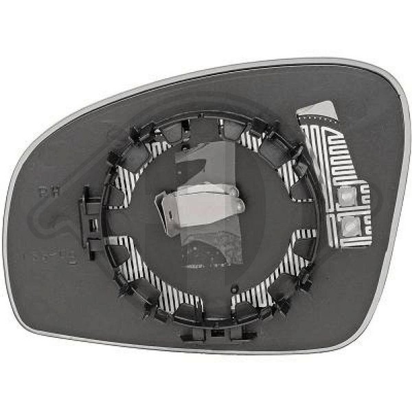 1X Spiegelglas AußEnspiegel Diederichs 7801026 FüR Skoda Rechts-image